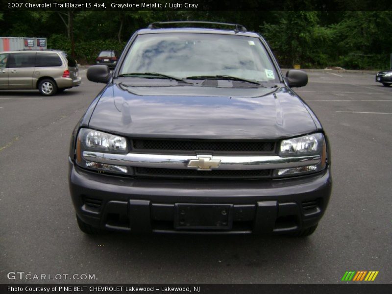 Graystone Metallic / Light Gray 2007 Chevrolet TrailBlazer LS 4x4