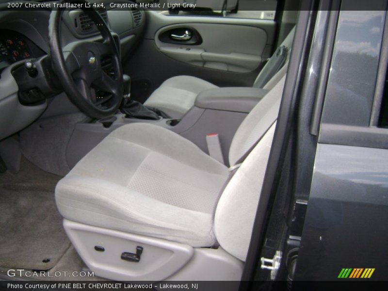 Graystone Metallic / Light Gray 2007 Chevrolet TrailBlazer LS 4x4