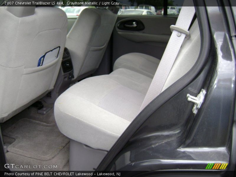 Graystone Metallic / Light Gray 2007 Chevrolet TrailBlazer LS 4x4