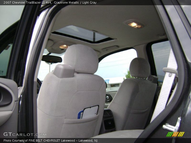 Graystone Metallic / Light Gray 2007 Chevrolet TrailBlazer LS 4x4