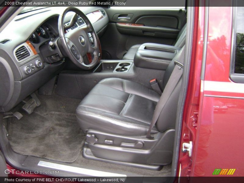 Deep Ruby Red Metallic / Ebony 2008 Chevrolet Avalanche LT 4x4