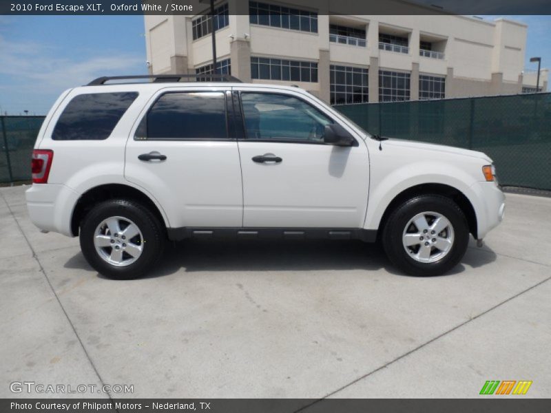 Oxford White / Stone 2010 Ford Escape XLT