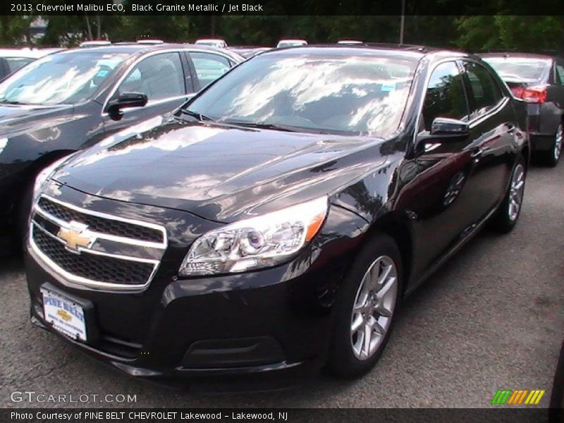 Black Granite Metallic / Jet Black 2013 Chevrolet Malibu ECO