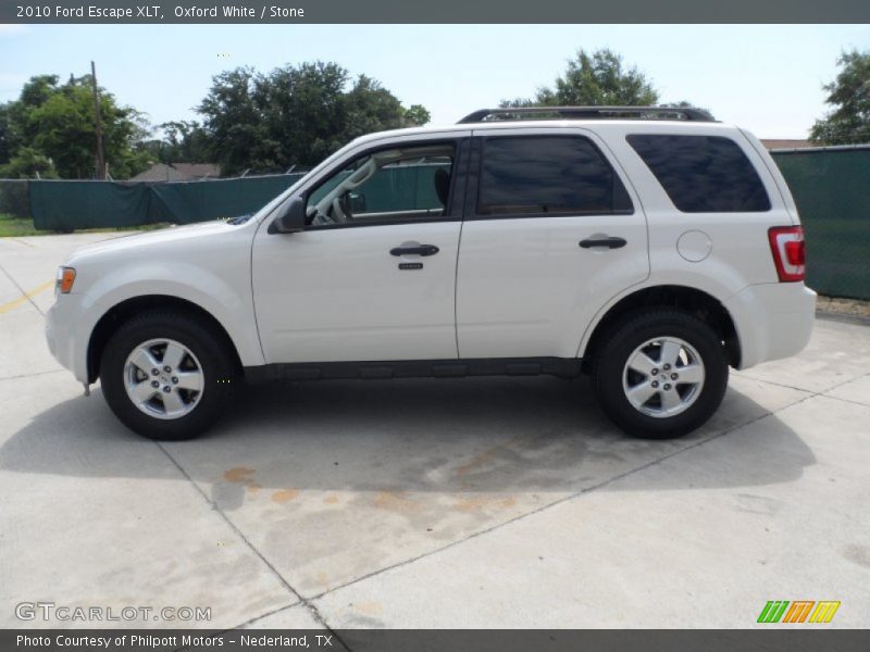 Oxford White / Stone 2010 Ford Escape XLT