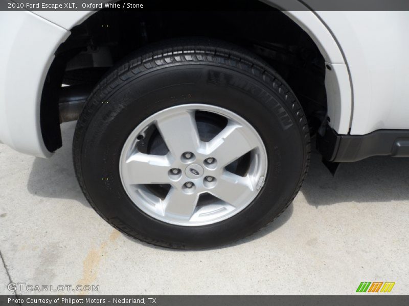 Oxford White / Stone 2010 Ford Escape XLT