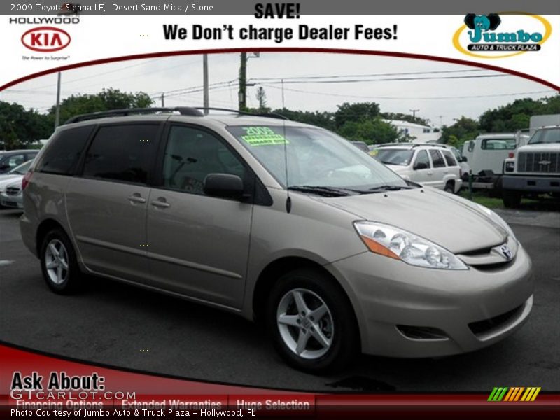 Desert Sand Mica / Stone 2009 Toyota Sienna LE
