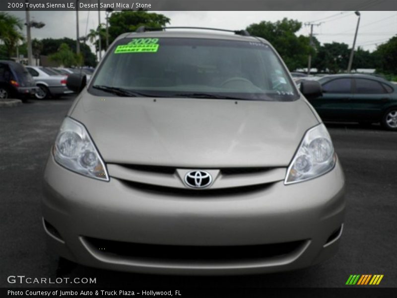 Desert Sand Mica / Stone 2009 Toyota Sienna LE