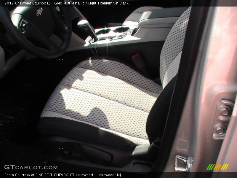 Gold Mist Metallic / Light Titanium/Jet Black 2012 Chevrolet Equinox LS