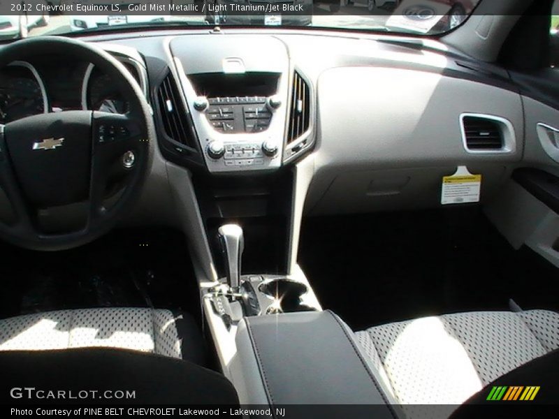 Gold Mist Metallic / Light Titanium/Jet Black 2012 Chevrolet Equinox LS