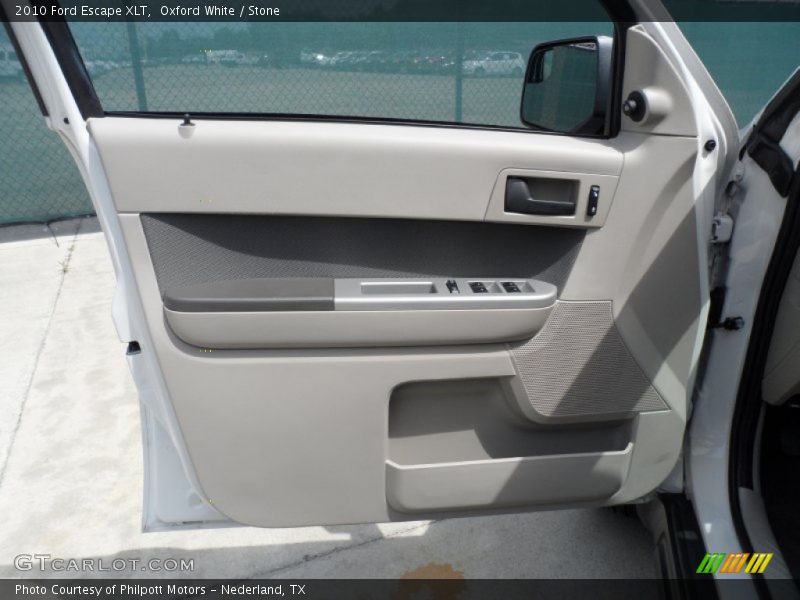 Oxford White / Stone 2010 Ford Escape XLT