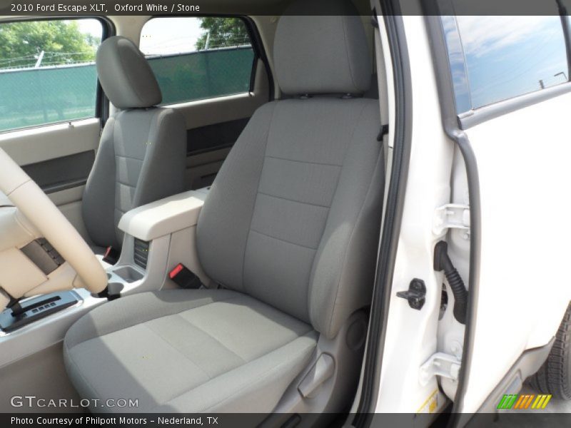 Oxford White / Stone 2010 Ford Escape XLT