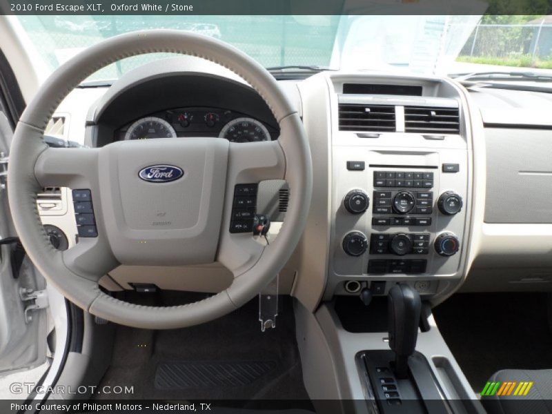Oxford White / Stone 2010 Ford Escape XLT