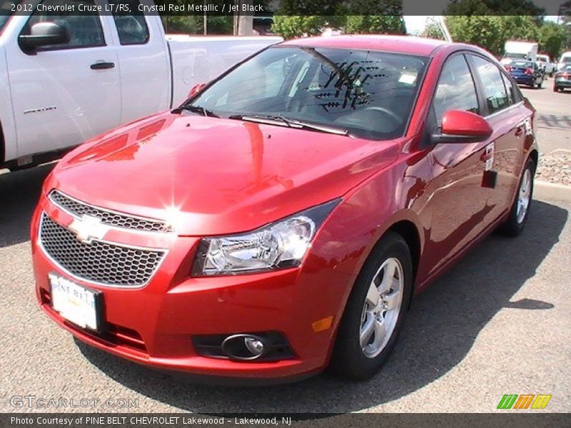 Crystal Red Metallic / Jet Black 2012 Chevrolet Cruze LT/RS