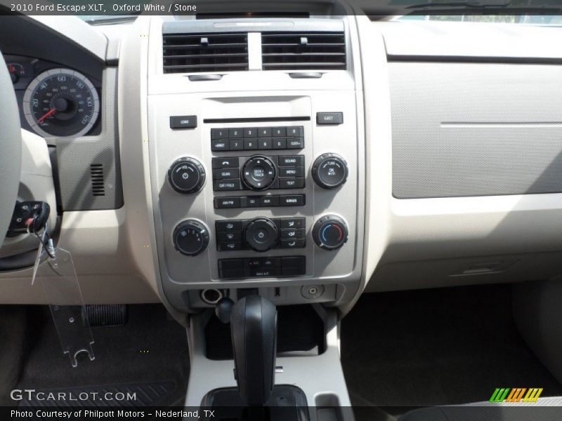 Oxford White / Stone 2010 Ford Escape XLT