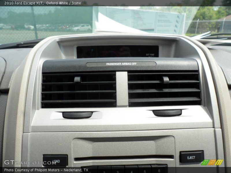 Oxford White / Stone 2010 Ford Escape XLT