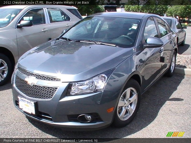 Blue Granite Metallic / Jet Black 2012 Chevrolet Cruze LT/RS