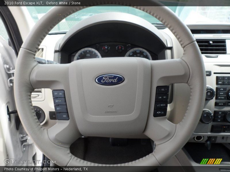 Oxford White / Stone 2010 Ford Escape XLT