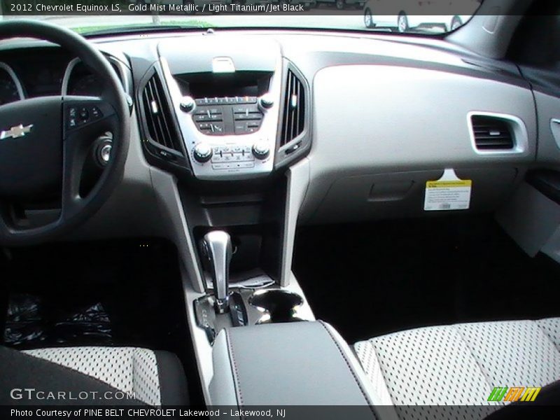 Gold Mist Metallic / Light Titanium/Jet Black 2012 Chevrolet Equinox LS