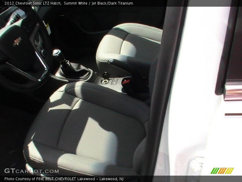 Summit White / Jet Black/Dark Titanium 2012 Chevrolet Sonic LTZ Hatch