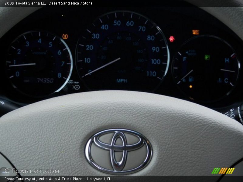 Desert Sand Mica / Stone 2009 Toyota Sienna LE