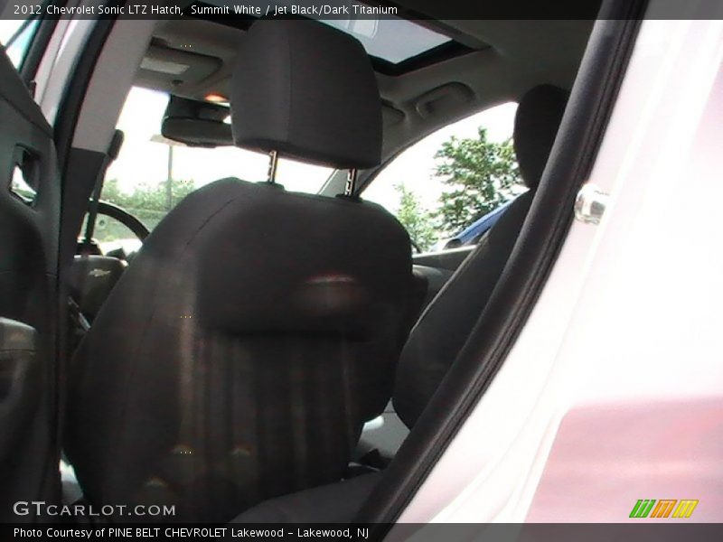Summit White / Jet Black/Dark Titanium 2012 Chevrolet Sonic LTZ Hatch