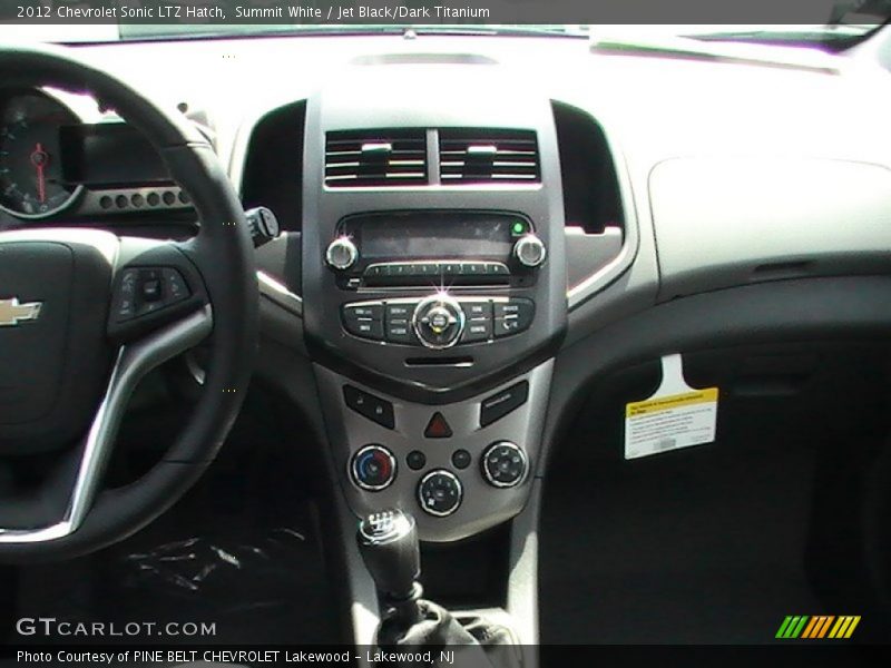 Summit White / Jet Black/Dark Titanium 2012 Chevrolet Sonic LTZ Hatch