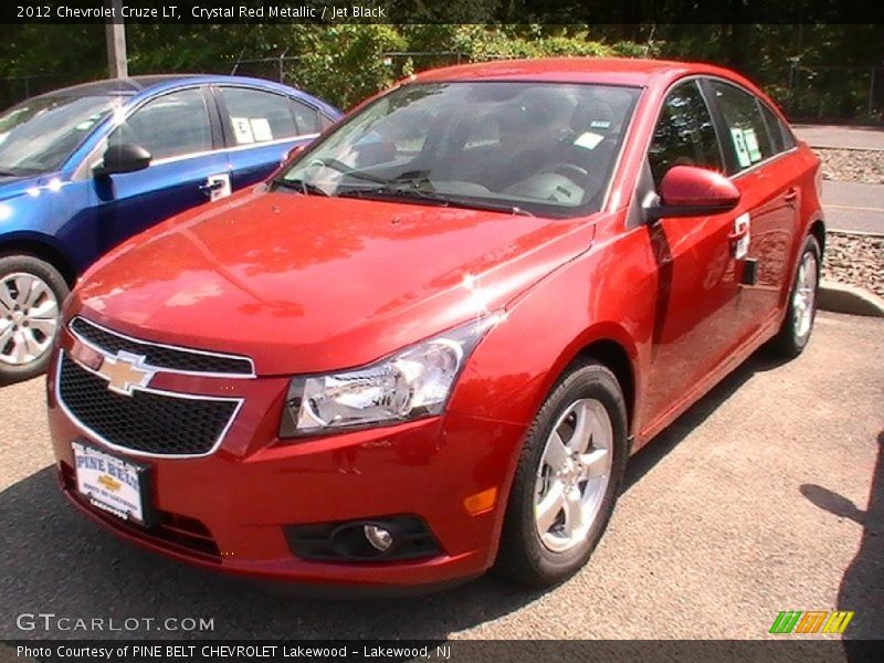 Crystal Red Metallic / Jet Black 2012 Chevrolet Cruze LT