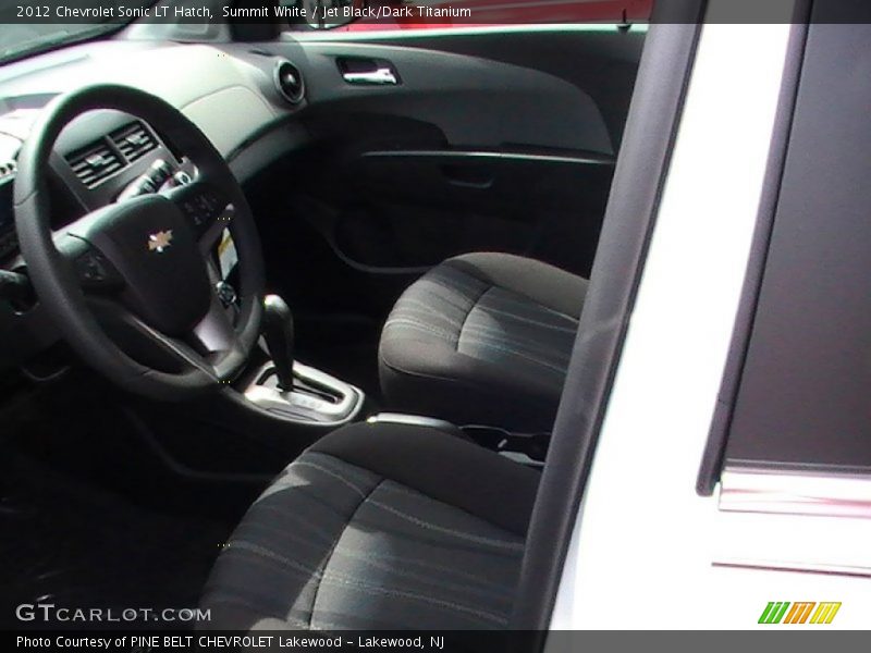 Summit White / Jet Black/Dark Titanium 2012 Chevrolet Sonic LT Hatch