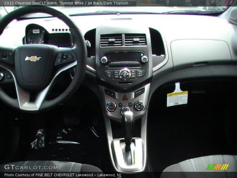 Summit White / Jet Black/Dark Titanium 2012 Chevrolet Sonic LT Hatch