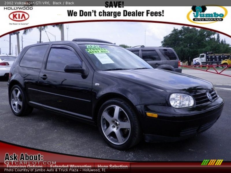 Black / Black 2002 Volkswagen GTI VR6