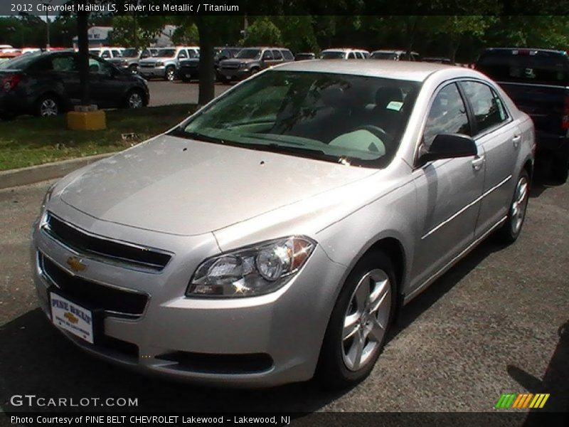 Silver Ice Metallic / Titanium 2012 Chevrolet Malibu LS
