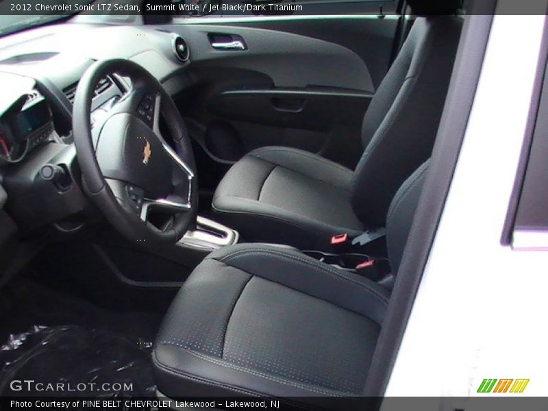 Summit White / Jet Black/Dark Titanium 2012 Chevrolet Sonic LTZ Sedan