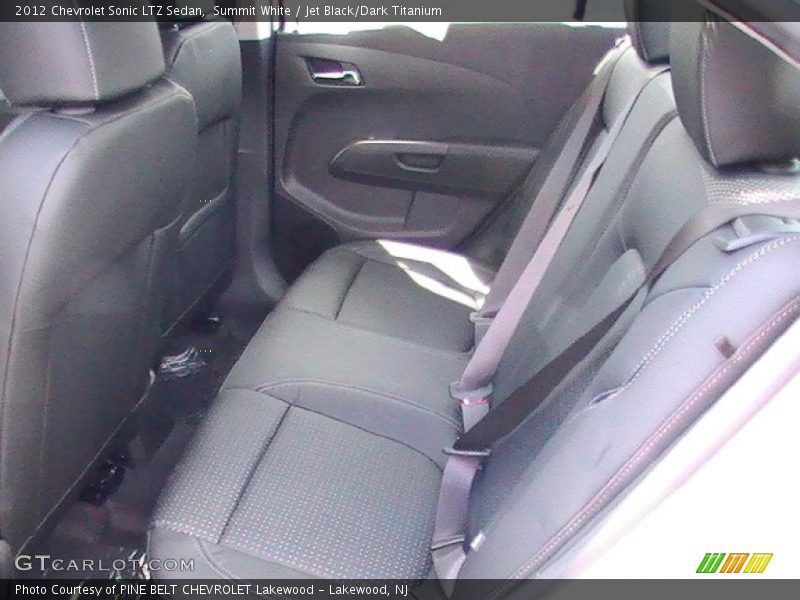 Summit White / Jet Black/Dark Titanium 2012 Chevrolet Sonic LTZ Sedan