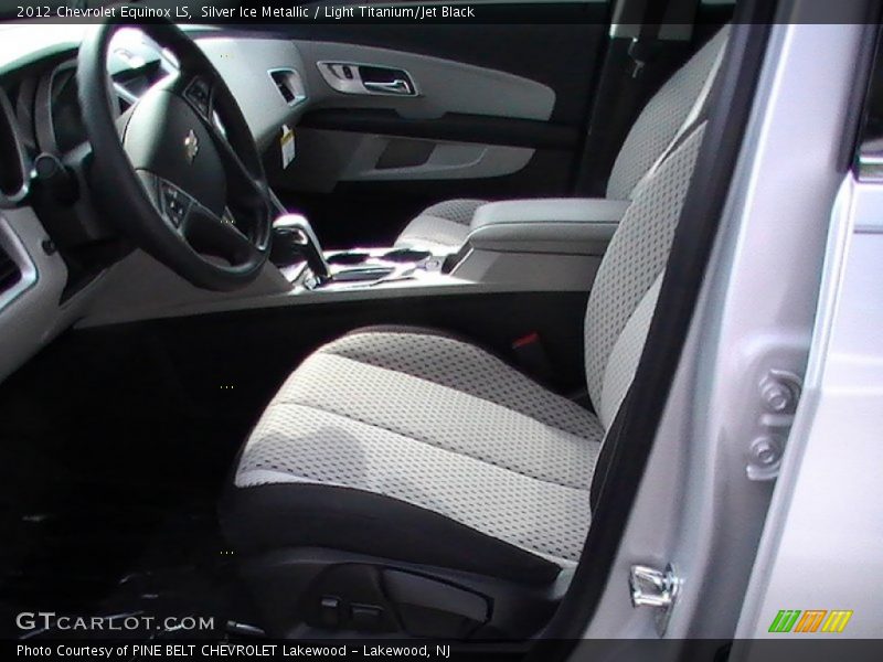 Silver Ice Metallic / Light Titanium/Jet Black 2012 Chevrolet Equinox LS