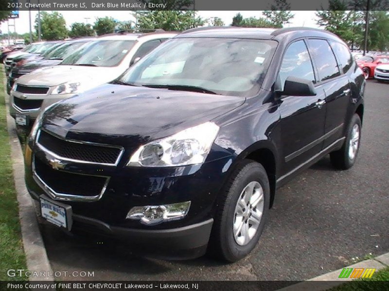 Dark Blue Metallic / Ebony 2012 Chevrolet Traverse LS