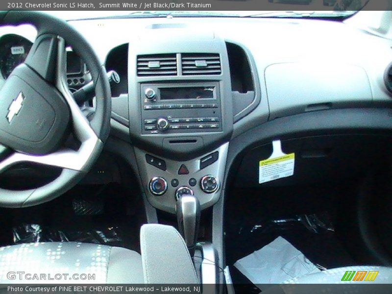 Summit White / Jet Black/Dark Titanium 2012 Chevrolet Sonic LS Hatch
