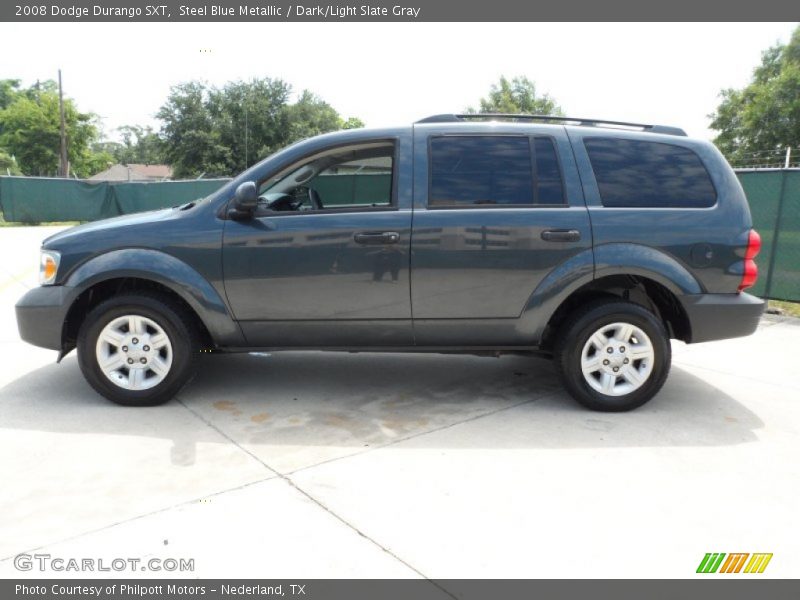 Steel Blue Metallic / Dark/Light Slate Gray 2008 Dodge Durango SXT