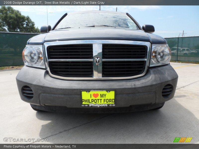 Steel Blue Metallic / Dark/Light Slate Gray 2008 Dodge Durango SXT