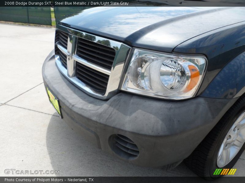 Steel Blue Metallic / Dark/Light Slate Gray 2008 Dodge Durango SXT