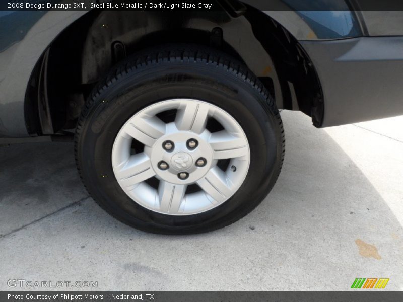 Steel Blue Metallic / Dark/Light Slate Gray 2008 Dodge Durango SXT