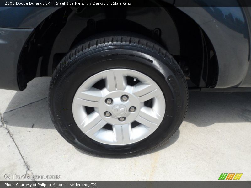Steel Blue Metallic / Dark/Light Slate Gray 2008 Dodge Durango SXT