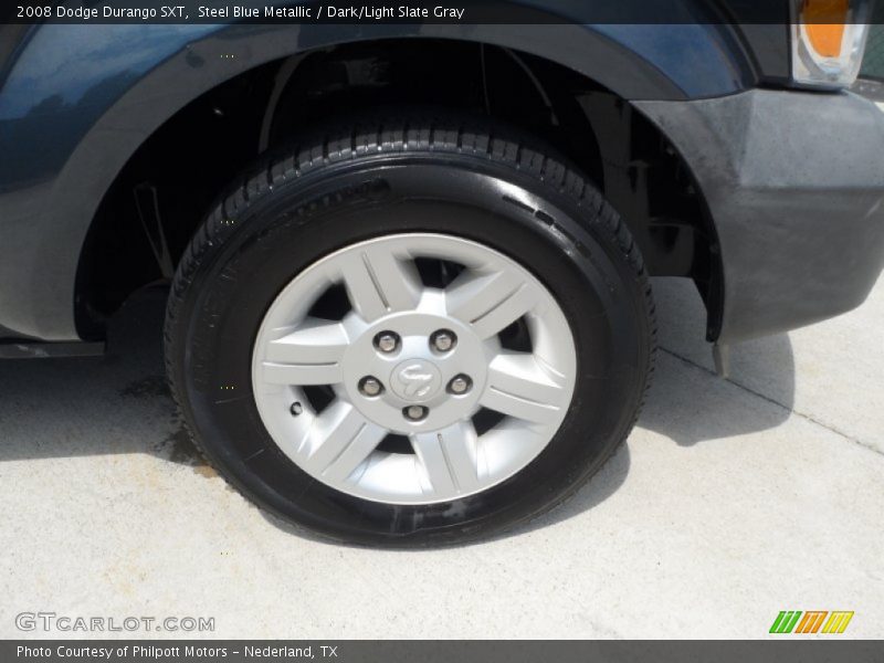 Steel Blue Metallic / Dark/Light Slate Gray 2008 Dodge Durango SXT
