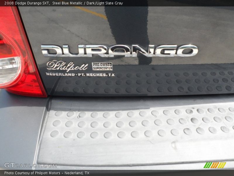 Steel Blue Metallic / Dark/Light Slate Gray 2008 Dodge Durango SXT