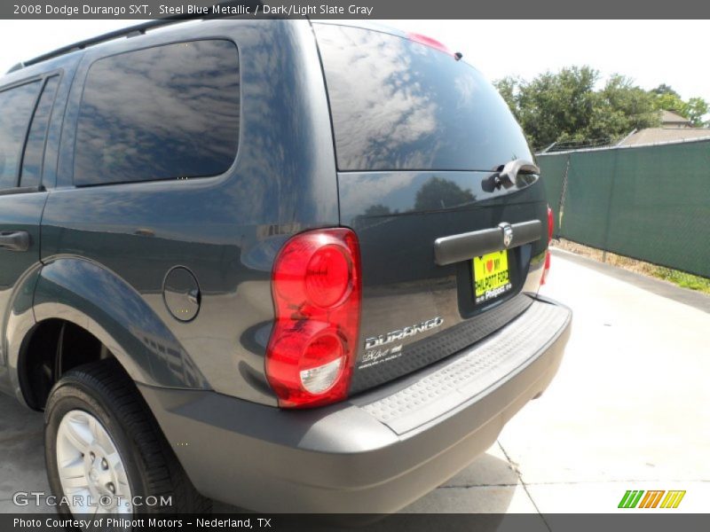 Steel Blue Metallic / Dark/Light Slate Gray 2008 Dodge Durango SXT