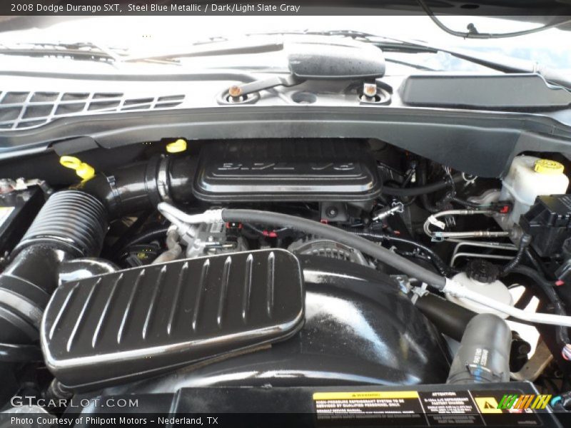 Steel Blue Metallic / Dark/Light Slate Gray 2008 Dodge Durango SXT