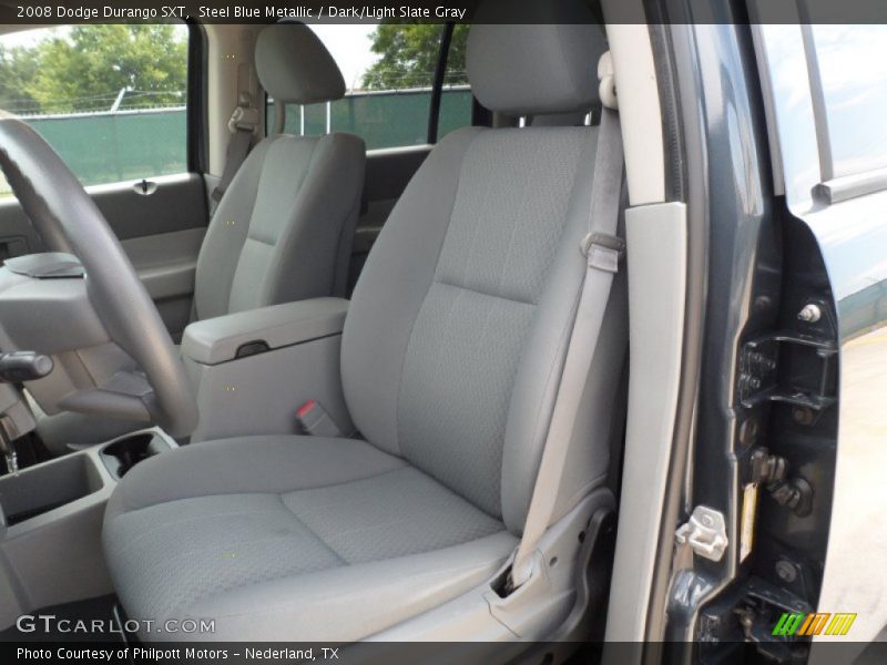 Steel Blue Metallic / Dark/Light Slate Gray 2008 Dodge Durango SXT