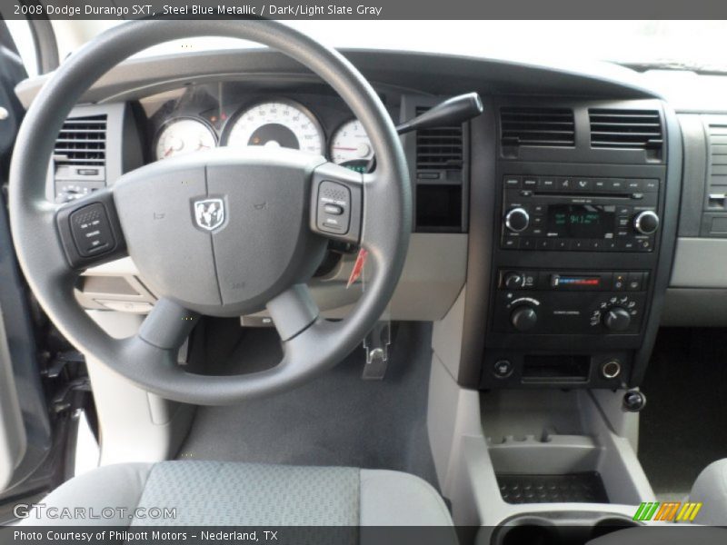 Steel Blue Metallic / Dark/Light Slate Gray 2008 Dodge Durango SXT