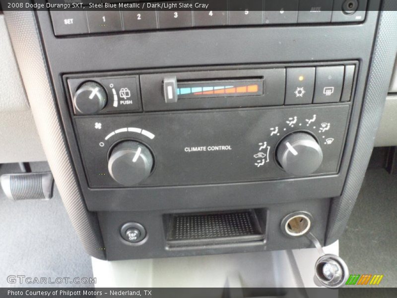 Steel Blue Metallic / Dark/Light Slate Gray 2008 Dodge Durango SXT