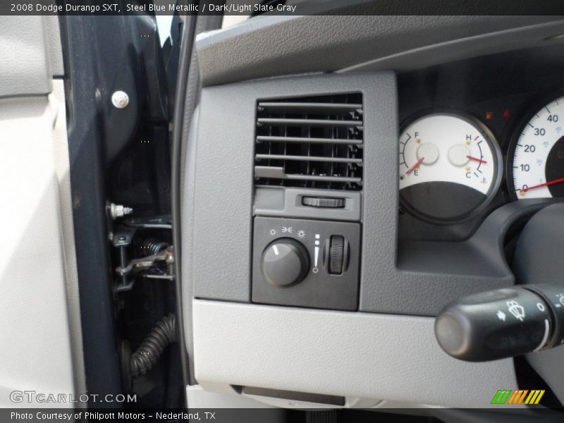 Steel Blue Metallic / Dark/Light Slate Gray 2008 Dodge Durango SXT