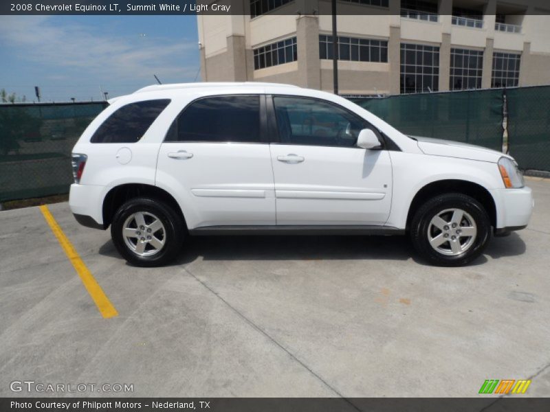 Summit White / Light Gray 2008 Chevrolet Equinox LT